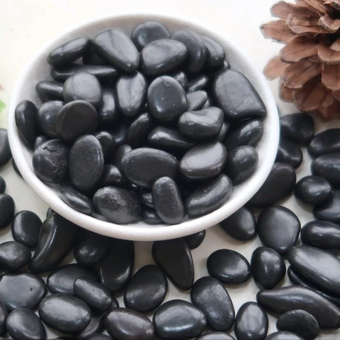 High-Polished Black Pebbles suppliers