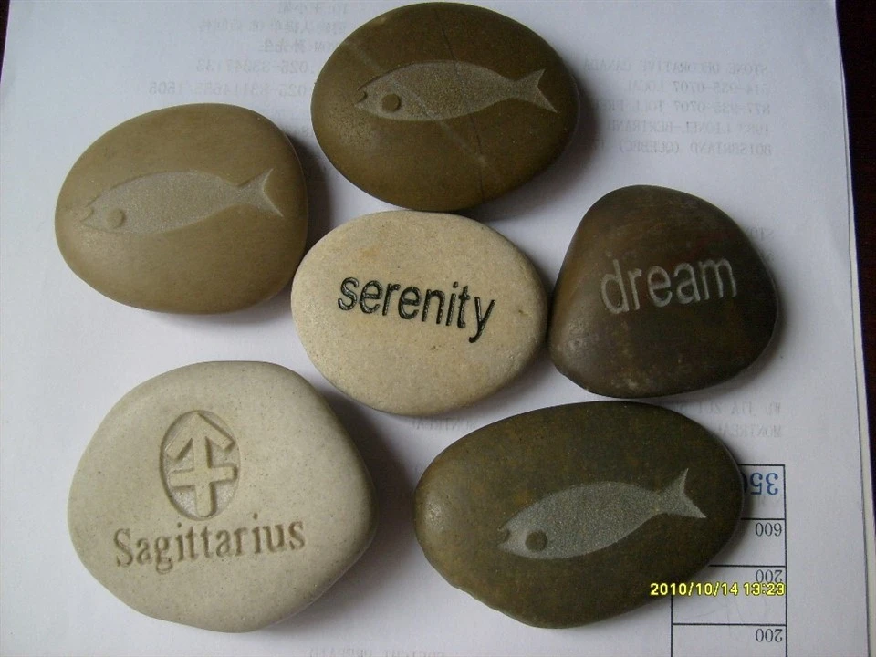 Highly Customizable Engraved Pebbles: Engrave What You Want high quality
